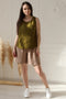 Image 1 of Loose linen blouse and sleeveless & relaxed fit Kathy from Baltic Linen